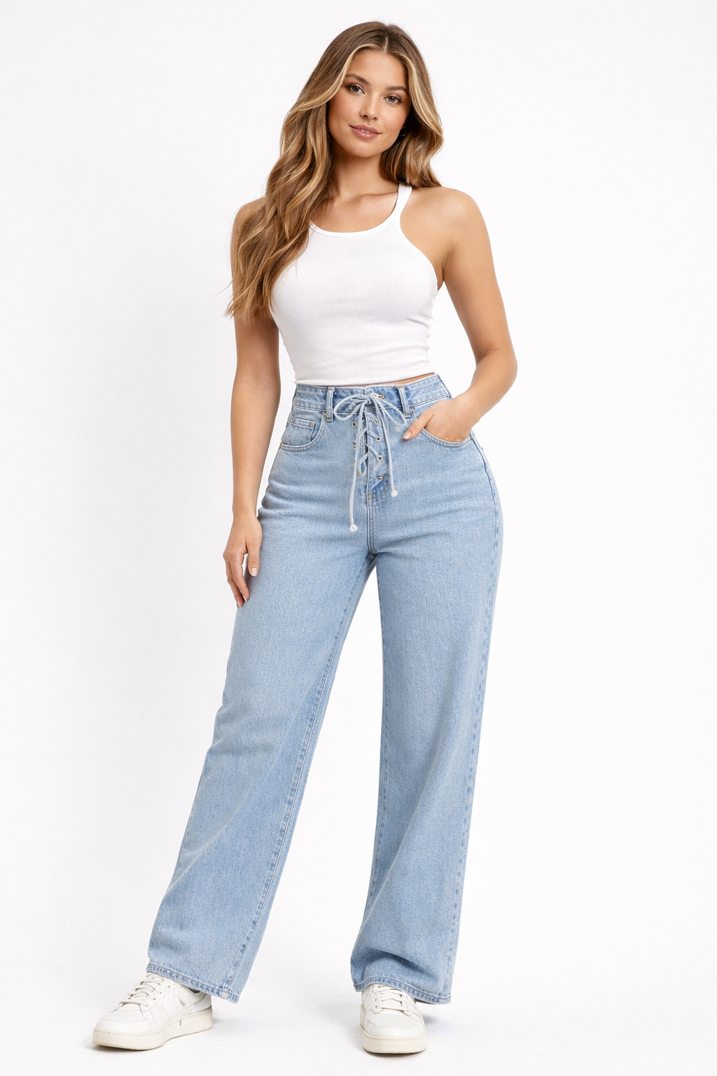 Laulia denim broek
