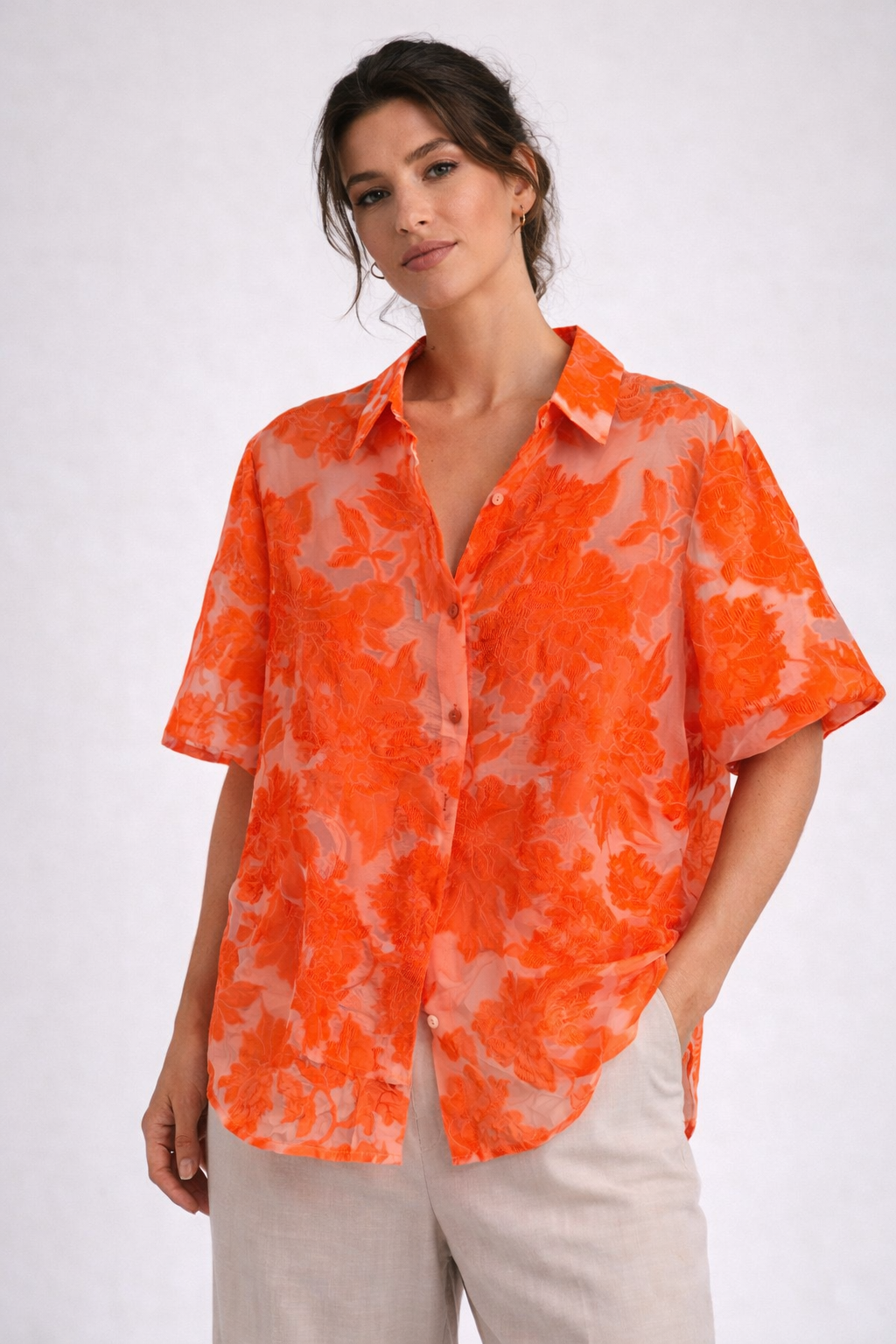 Mick top orange