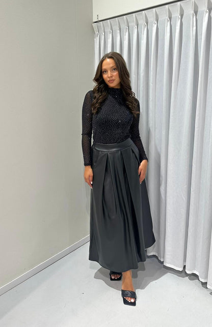 Mialo leren rok