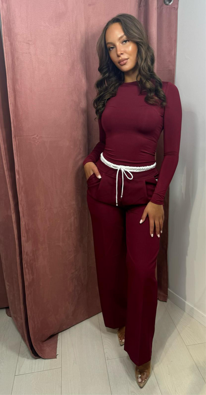 Nini Broek Bordeaux