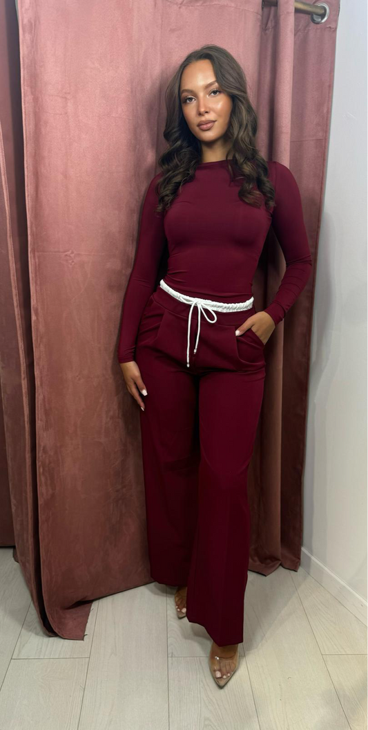 Nini Broek Bordeaux