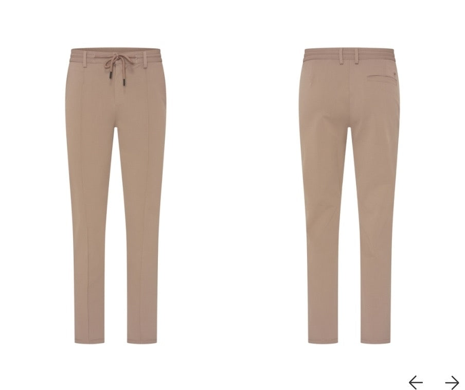 Men trouwers pintuck broek