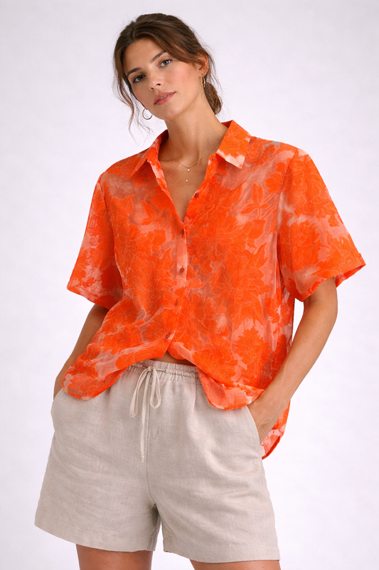 Mick top orange