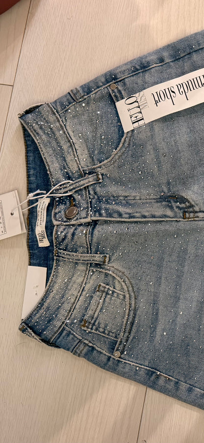 Bermuda Diamond broek jeans