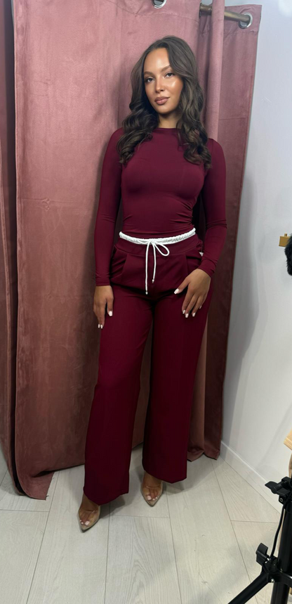 Nini Broek Bordeaux