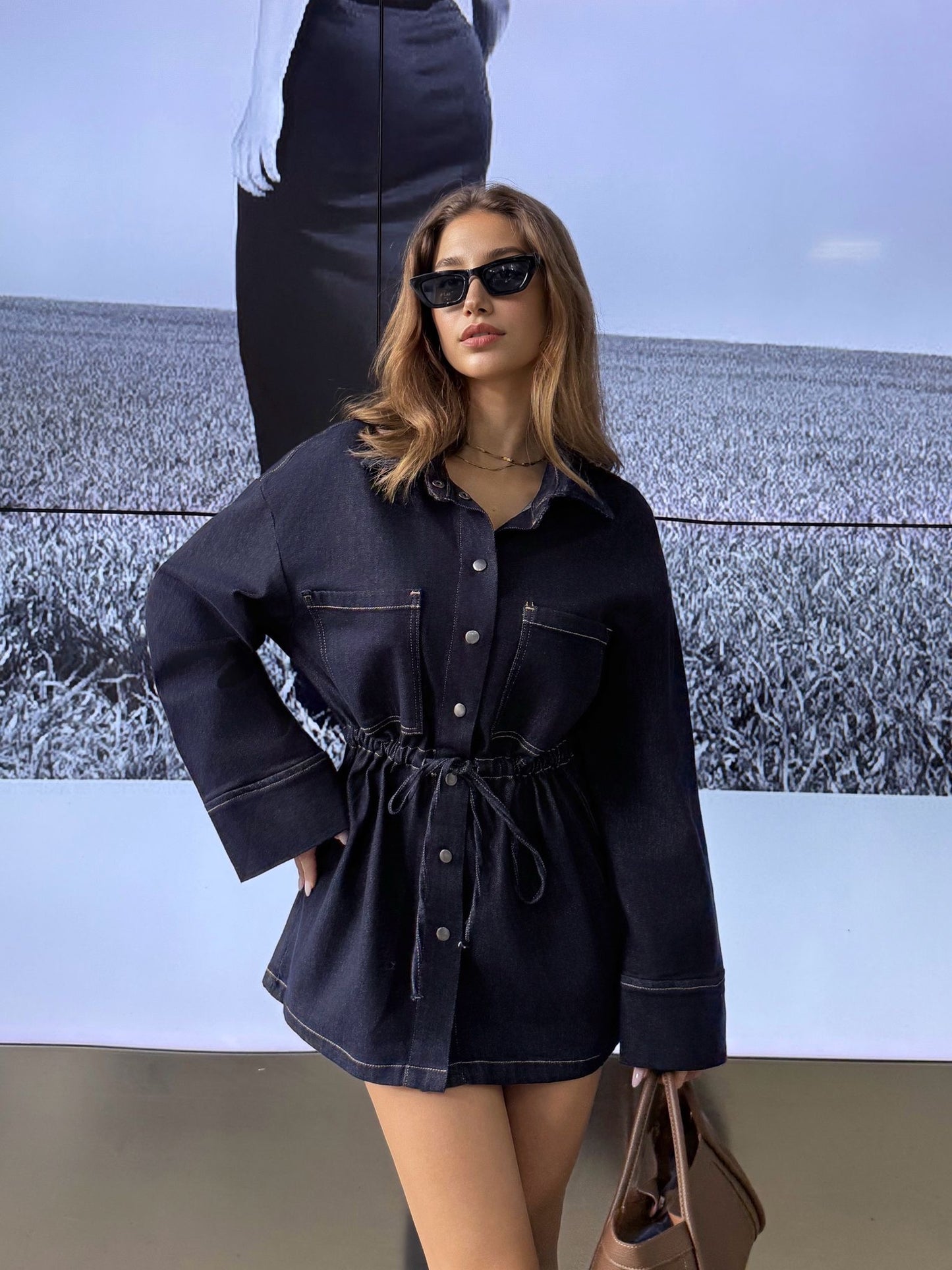 Denim dress klaver