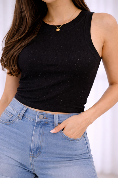Gigi strass top