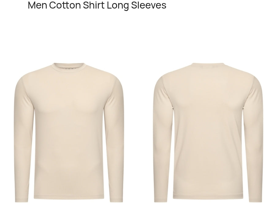 Men cotton shirt long sleeves man