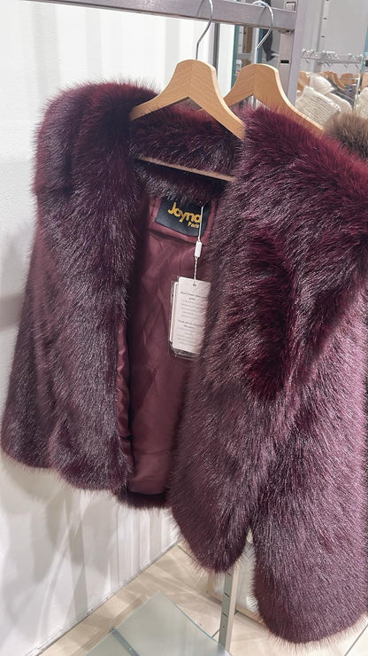 Fur coat kort